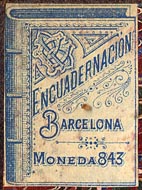 Encuadernacion Barcelona [Santiago, Chile] (23mm x 31mm, ca.1903)