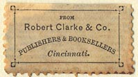 Robert Clarke & Co., Cincinnati, Ohio (32mm x 17mm)