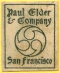Paul Elder & Co., San Francisco, California (19mm x 23mm). Courtesy of Lewis Jaffe.