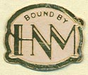 HNM -- Hertzberg New Method [binder], Jacksonville, Illinois (19mm x 16mm)