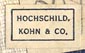 Hochschild, Kohn & Co., Baltimore, Maryland (12mm x 7mm).