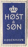 Host & Son, Kobenhavn (14mm x 24mm, ca.1940s)