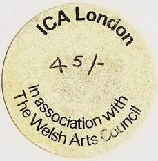 ICA [Institute for Contemporary Arts], London, England (37mm dia.). Courtesy of S. Loreck.