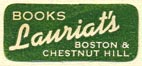 Lauriat's Books, Boston, Massachusetts (23mm x 10mm)
