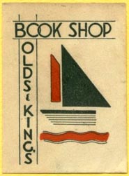 Olds & King's Book Shop, s.l. (30mm x 40mm). Courtesy of Lewis Jaffe.