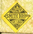 Smith Bros [binders], London, England (19mm x 20mm, ca.1890s)