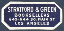 Stratford & Green, Booksellers, Los Angeles, California (35mm x 16mm)