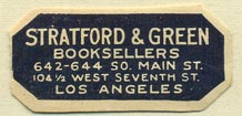 Stratford & Green, Booksellers, Los Angeles, California (35mm x 16mm)