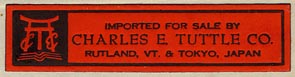 Charles E. Tuttle Co., Rutland Vt. & Tokyo Japan (48mm x 12mm).