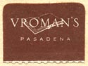 Vroman's, Pasadena, California (20mm x 14mm, ca.1960s?).