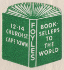 Foyles, Cape Town, South Africa (21mm x 22mm, c.1967).
