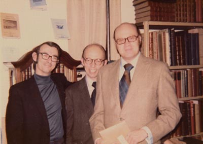 At the NY Bookfair, 1974