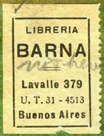 Libreria Barna, Buenos Aires, Argentina (25mm x 33mm)