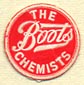Boots, The Chemists, UK (13mm dia.)