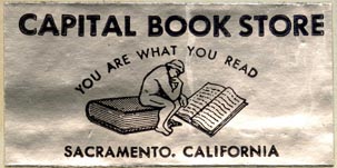 Capital Book Store, Sacramento, California (50mm x 25mm)