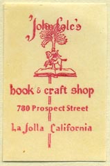 John Cole's Book & Craft Shop, La Jolla, California (25mm x 38mm)