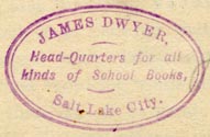 James Dwyer, Salt Lake City (31mm x 20mm, ca.1880s)