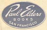 Paul Elder Books, San Francisco (26mm x 16mm, ca.1954)