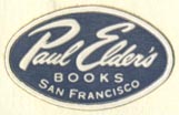 Paul Elder Books, San Francisco (25mm x 16mm, ca.1964)