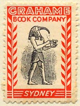 Grahame Book Company, Sydney, Australia (24mm x 34mm). Courtesy of Donald Francis.