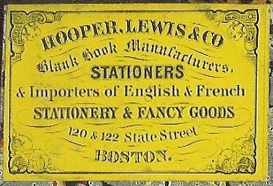Hooper, Lewis & Co, Boston (50mm x 35mm, ca.1874)