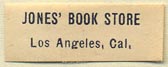 Jones' Book Store, Los Angeles, California (27mm x 10mm)