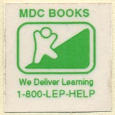 MDC Books (26mm x 25mm). Michael di Capua Books? (Imprint of Scholastic)