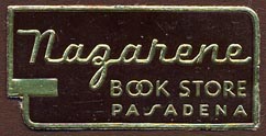 Nazarene Book Store, Pasadena, California (38mm x 19mm)