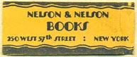 Nelson & Nelson Books, New York, NY (31mm x 13mm)