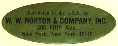 W.W. Norton & Company, New York, NY (64mm x 24mm)