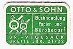 Otto & Sohn, Buchhandlung, Papier- und Brobedarf, Vegesack [Bremen], Germany. Courtesy of Michael Kunze.