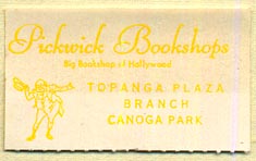 Pickwick Bookshops, Canogo Park, California (38mm x 22mm)
