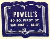 Powell's, San Jose, California (28mm x 22mm)