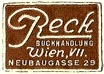 Reck, Buchhandlung, Vienna, Austria (25mm x 17mm)