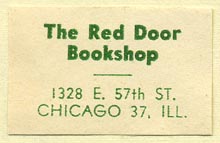 The Red Door Bookshop, Chicago, Illinois (34mm x 22mm)