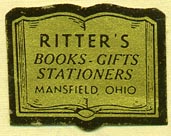 Ritter's, Mansfield, Ohio (27mm x 21mm). Courtesy of Donald Francis.