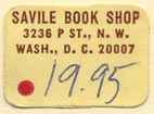 Savile Book Shop, Washington DC (22mm x 16mm)