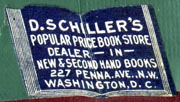 D. Schiller's Popular Price Book Store, Washington, DC (24mm x 16mm)