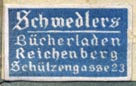 Schwedlers Bucherladen, Reichenberg, Germany (21mm x 13mm)