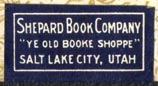 Shepard Book Company, Salt Lake City, Utah (25mm x 13mm)