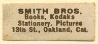 Smith Bros., Oakland, California (31mm x 12mm)