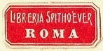 Libreria Spithoever, Rome, Italy (23mm x 11mm)