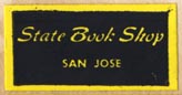 State Book Shop, San Jose, California (25mm x 13mm)
