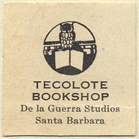 Tecolote Bookshop, Santa Barbara, California (32mm x 32mm)