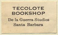 Tecolote Bookshop, Santa Barbara, California (30mm x 18mm)